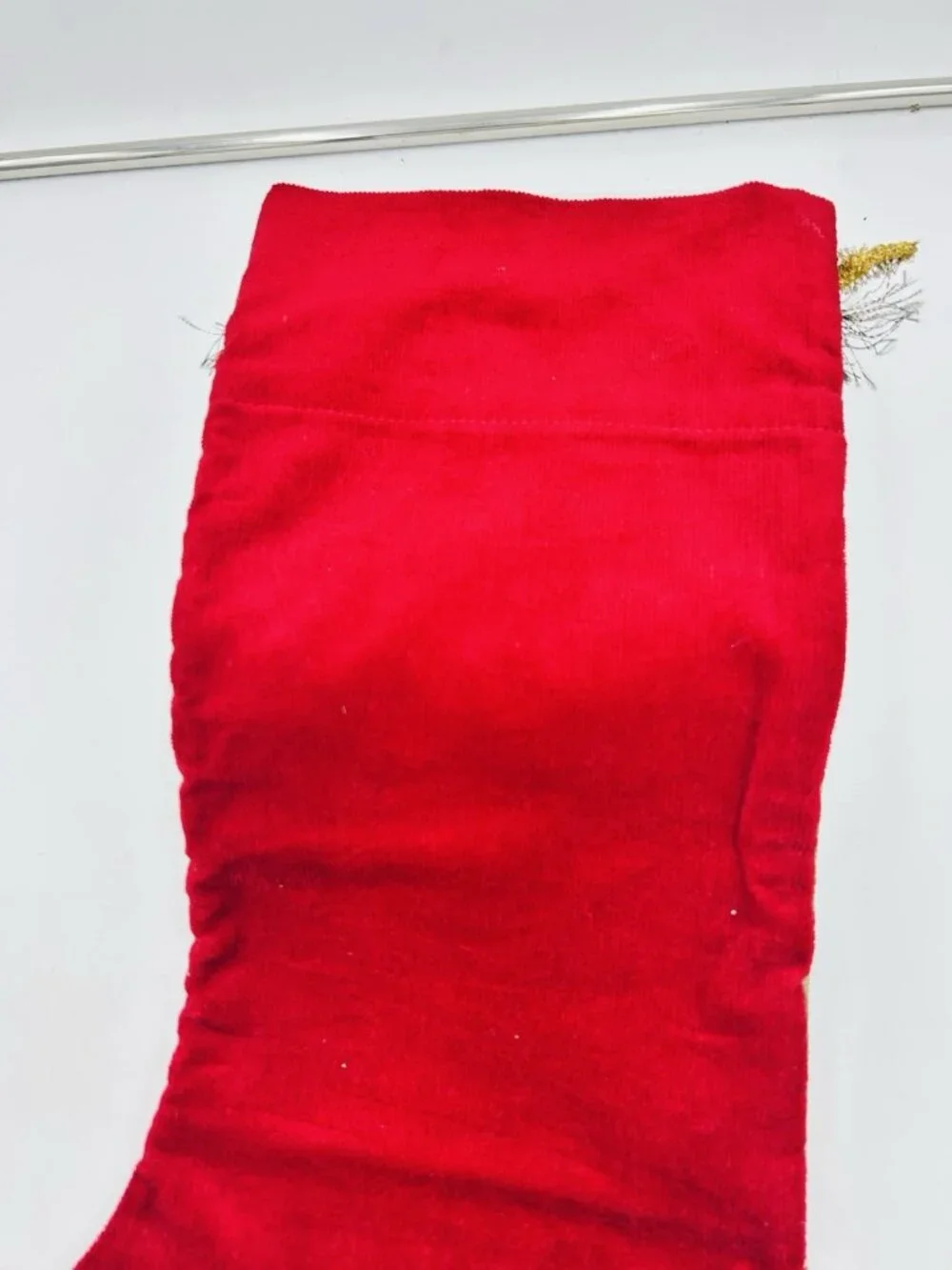 Corona Decor Co. Tapestry Christmas Stocking Artist #53 Santa Toys Vintage
